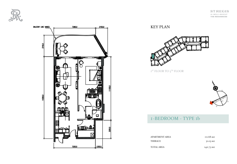 1 Bedroom Type 1b