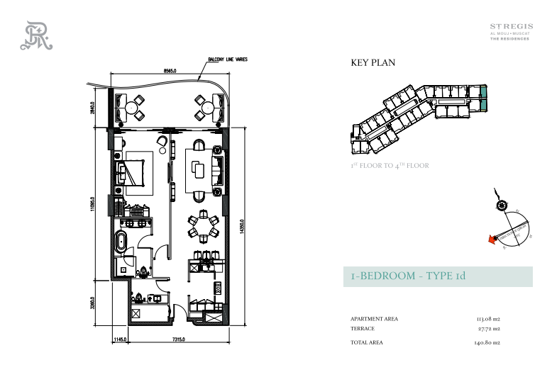 1 Bedroom Type 1d