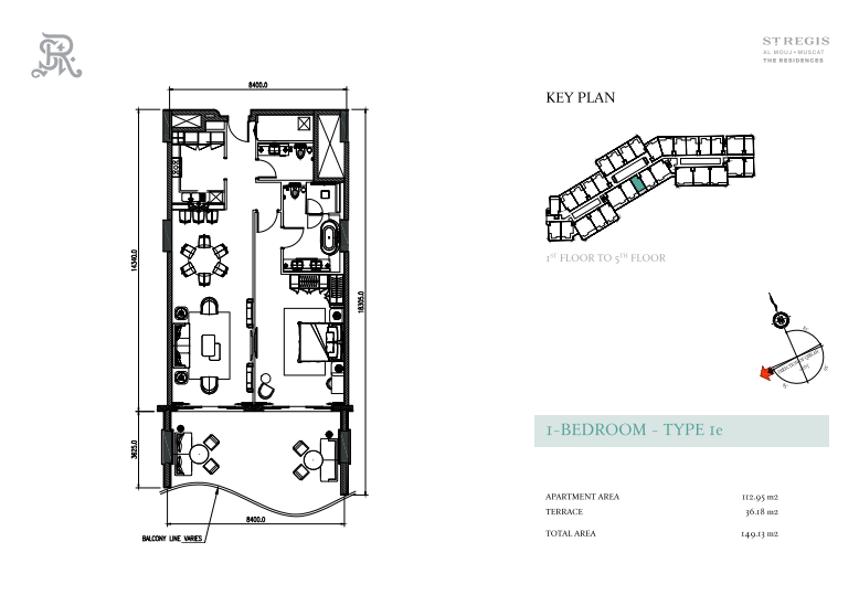 1 Bedroom Type 1e