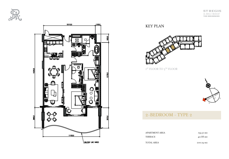 2 Bedrooms Type 2