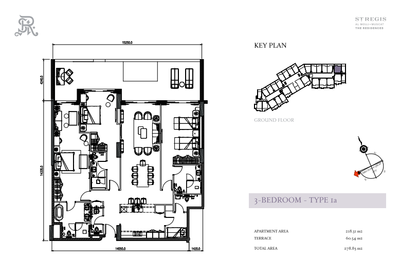 3 Bedrooms Type 1a