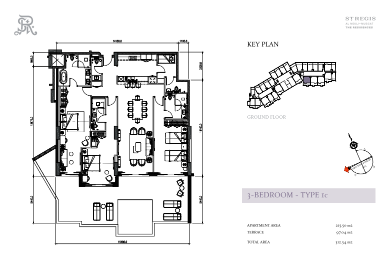 3 Bedrooms Type 1c