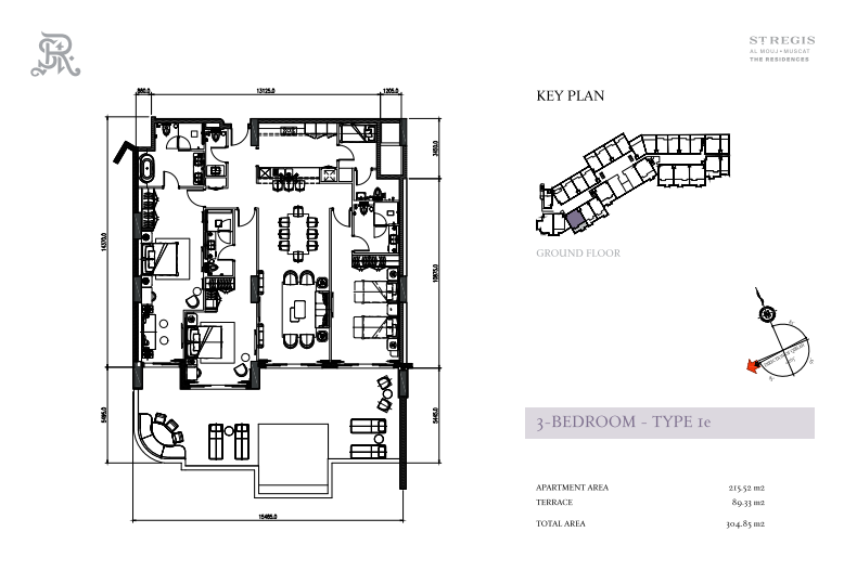 3 Bedrooms Type 1e