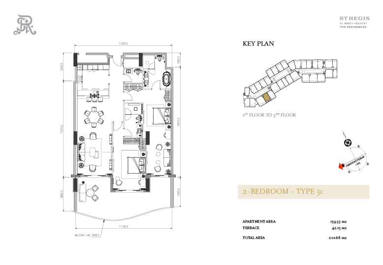 2 Bedrooms Type 3c