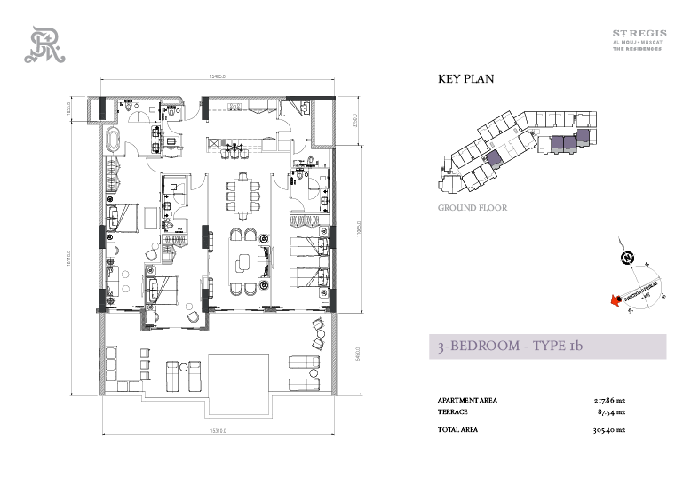 3 Bedrooms Type 1b
